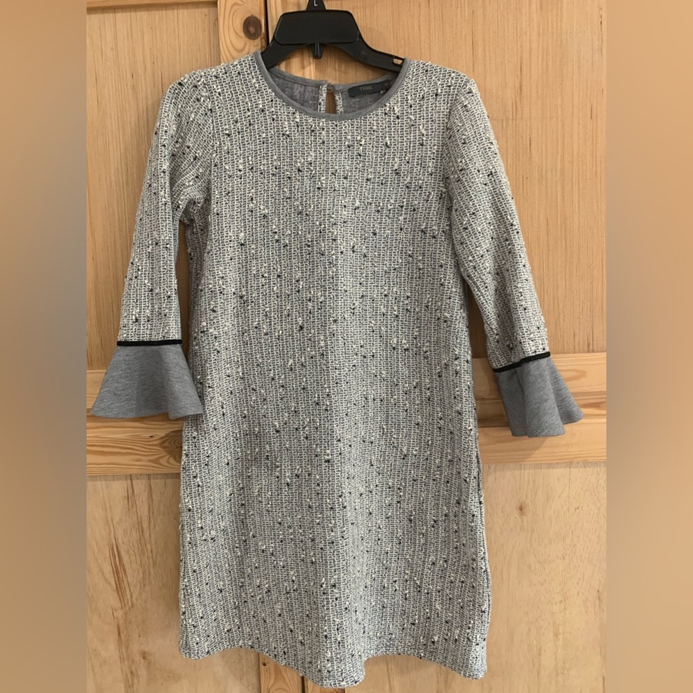 THML Chic Classic knit bell sleeve mini dress size XS